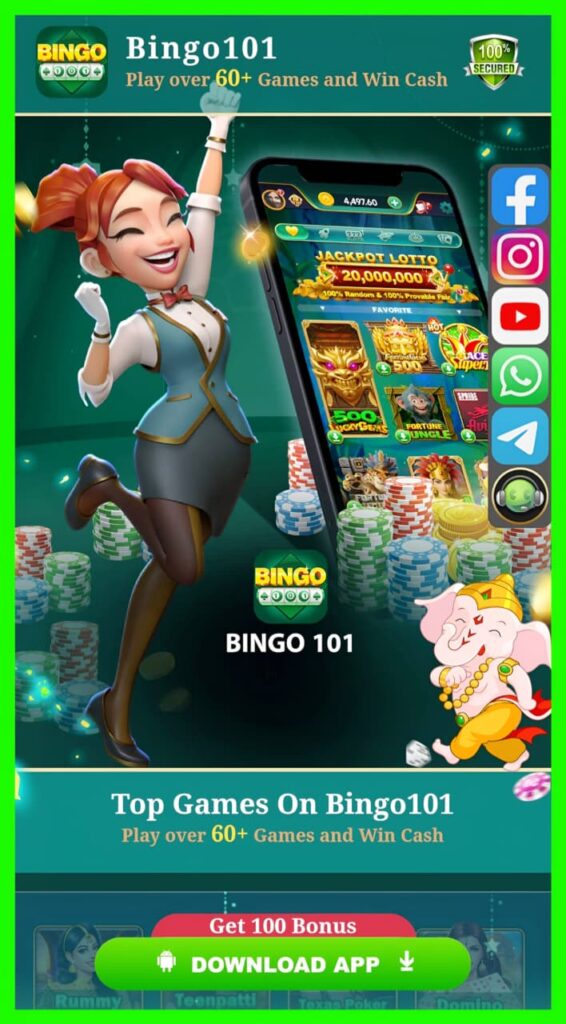 BINGO 101 APK DOWNLOAD | BINGO 101 APP |